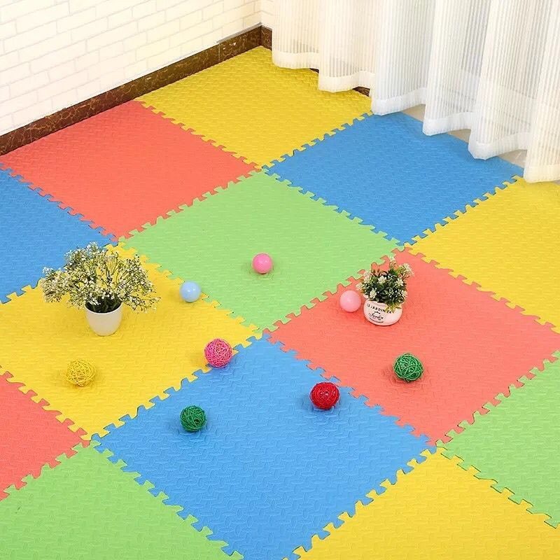 

Baby EVA Foam Puzzle Play Mat /kids Rugs carpet Interlocking Exercise Floor for children Tiles Yoga fitness mat, Blue