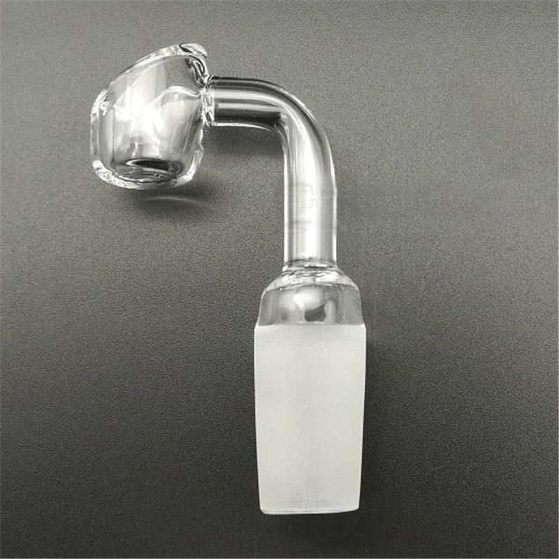 

US Ship 4mm thick club banger domeless quartz nail 14mm male female Quartz Banger Nails Mini Bowl For Glass Water Bongs