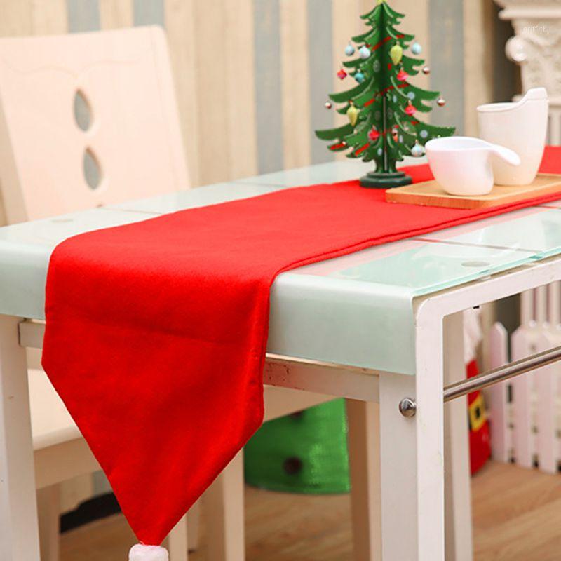 

Christmas Table Runner 34*176cm Tablecloth XMAS Party Dinner Table Decor Home Hotel Christmas Decoration 20181