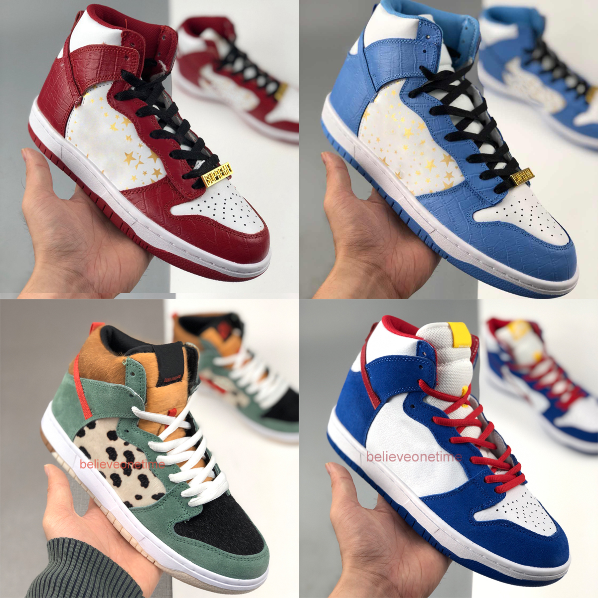 

Dunk SB High Pro Georgetown Hoyas Cement Venom 2004 DOG Walker 420 Skunk Doraemon Stars Laser Orange Pacman Basketball Shoes Sports Sneakers