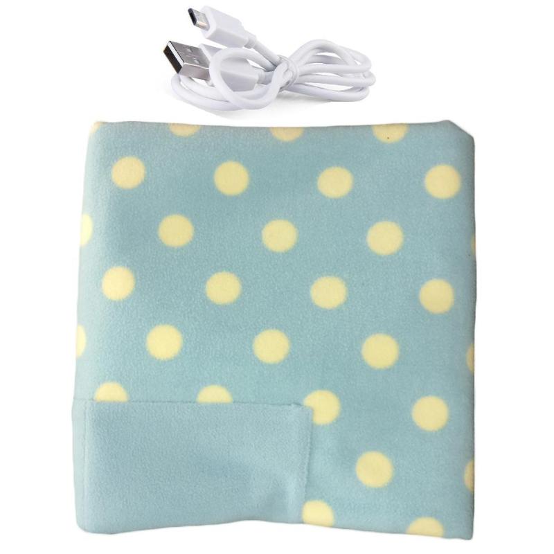 

880x650mm Home USB Rechargeable Electric Heating Blanket Kneepad with Pocketed