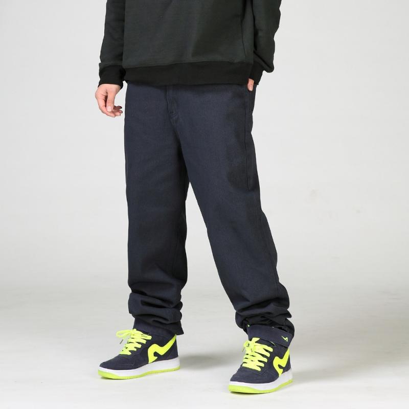 

2020 New Fashion Solid Color Skateboarder Jeans Mens Large size jeans Baggy Mens Hip Hop Wide Leg Denim Pants Men Plus Si, Blue