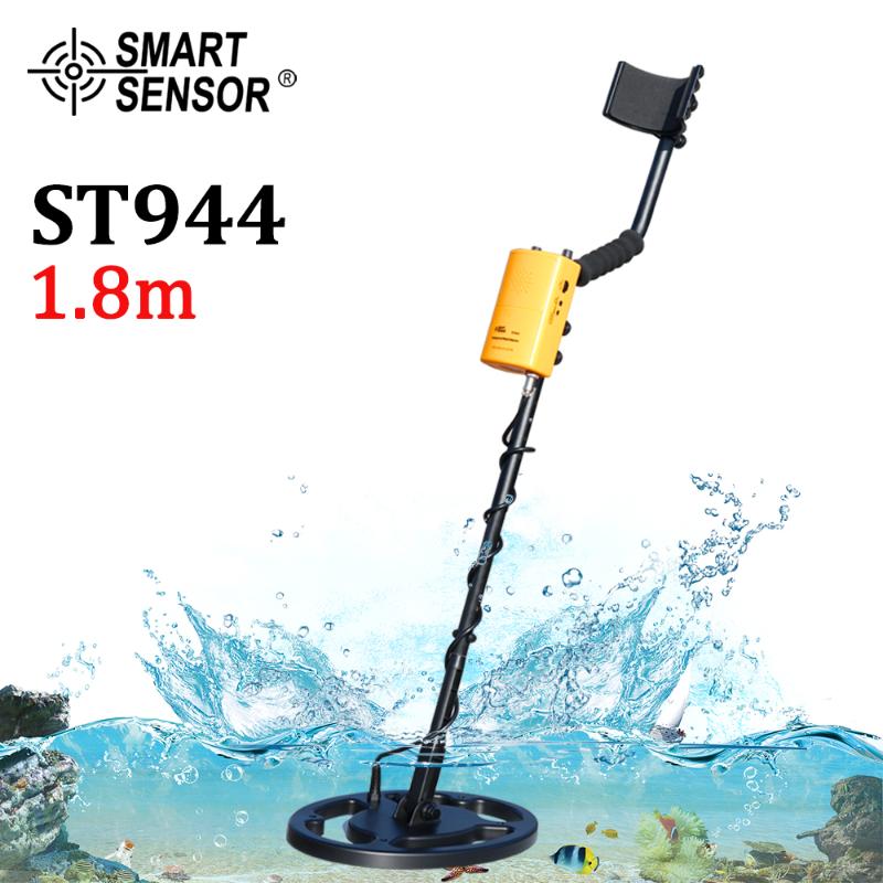 

Metal Detector UnderGround depth 1.8m Coil Waterproof Scanner Finder Tool 1200mAh Battery Gold Digger Treasure Seeking