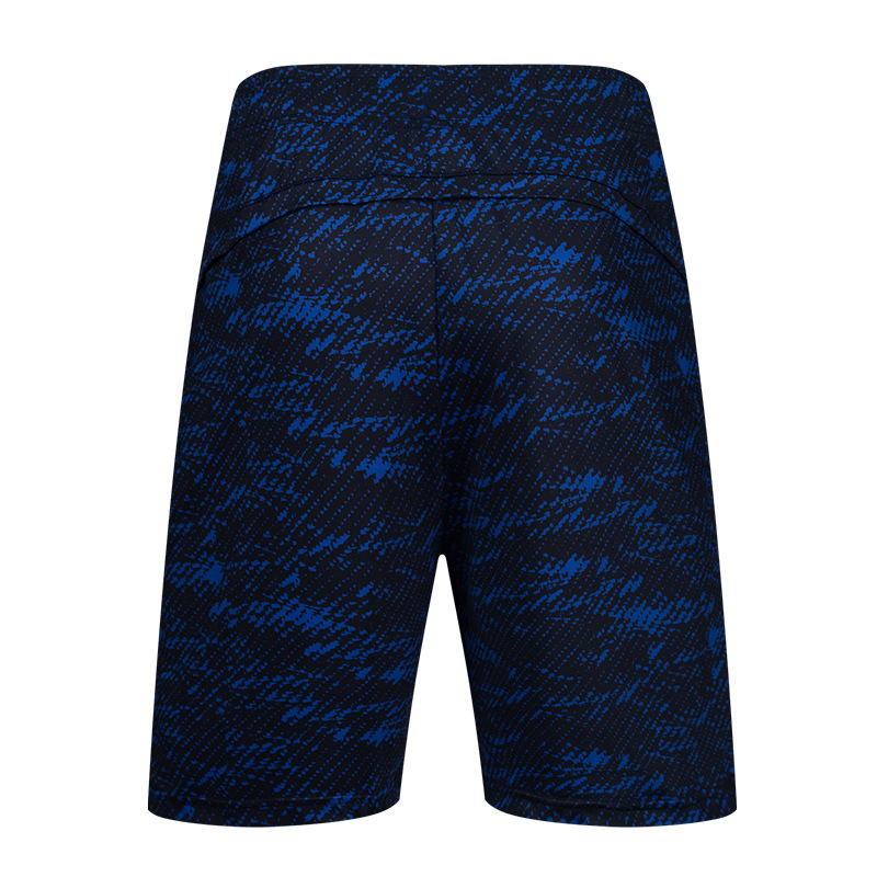 

Bodybuilding Running Fitness Badminton Shorts Mens Sports Bottoms Sexy Plus SizeS-3XL 3D Printing Trunks Compression Short Pants, Black