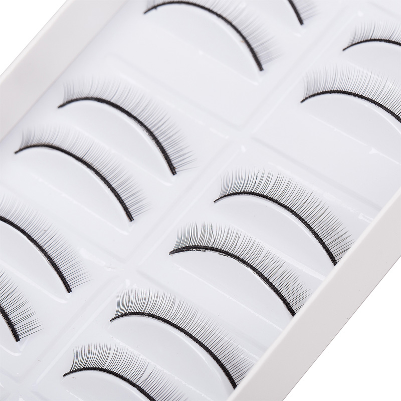 

10Pairs Training Lashes Individual False Eyelashes Practicing Teaching Eyelash Makeup Extension Tools Handmade Soft Mink Lashes