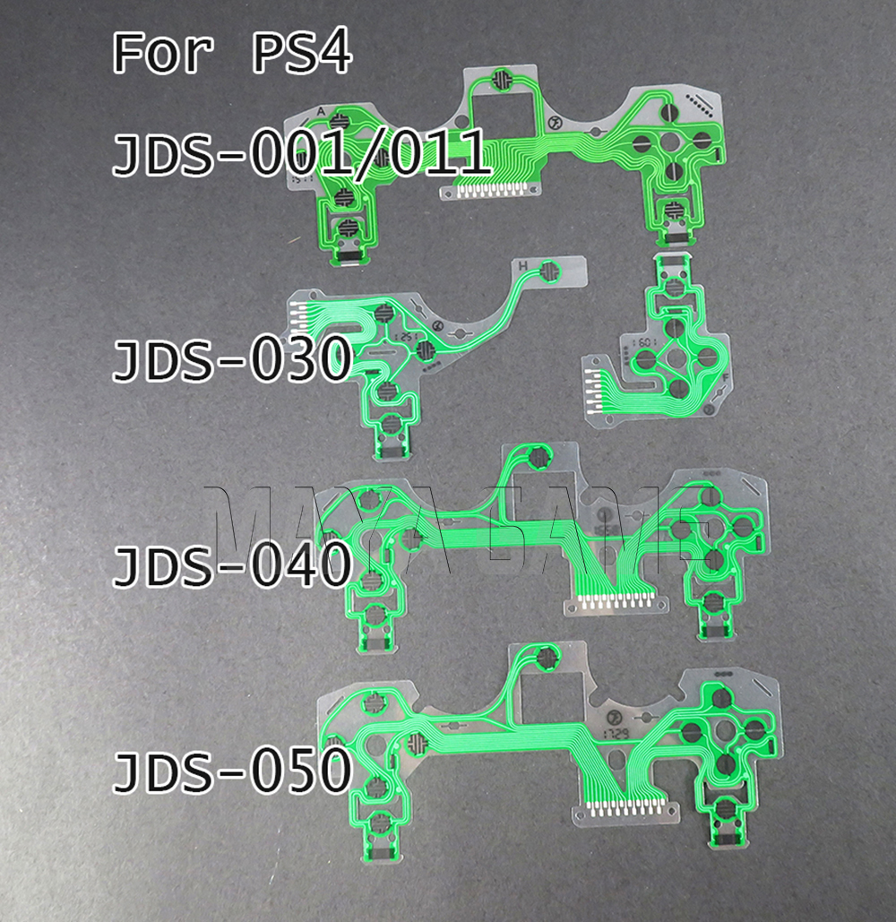 

For PlayStation 4 PS4 Pro Slim Controller Conductive Film Keypad flex Cable for Dualshock 4 Ribbon Circuit Board JDS 050 040 030 010