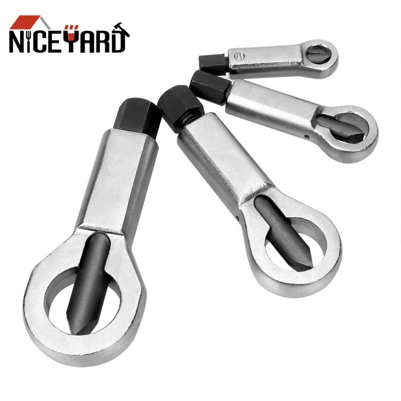 

NICEYARD 9-27mm Nut Splitter Nut Wrench Manually Metal Break Resector Remove Break Manual Pressure Tools