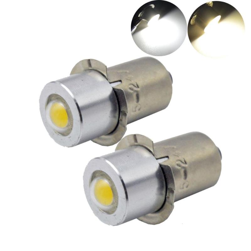 

100X P13.5S PR2 PR3 PR4 High power COB 1W spot indicator led Torch lamp 4300K 6000k AC4.5V 6V 12V 5-24V 3-18V