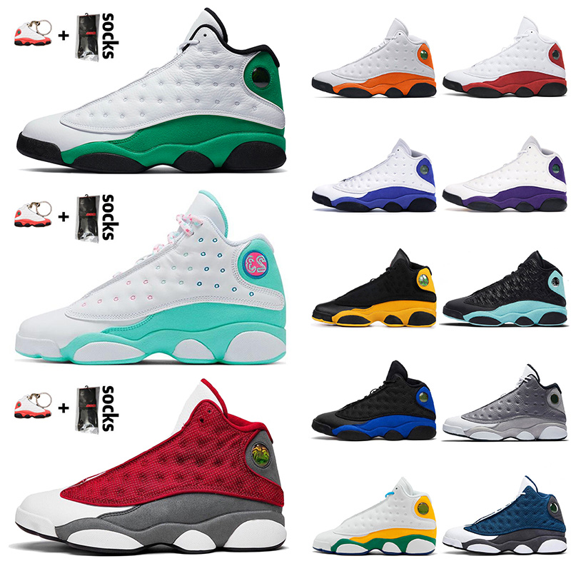 

Wholesale 2020 Classic JUMPMAN 13s Men Basketball Shoes Women Soar Green Red Flint Lucky Chicago Hyper Royal Sport Trainers Sneakers 36-47, 29 grey toe 36-47