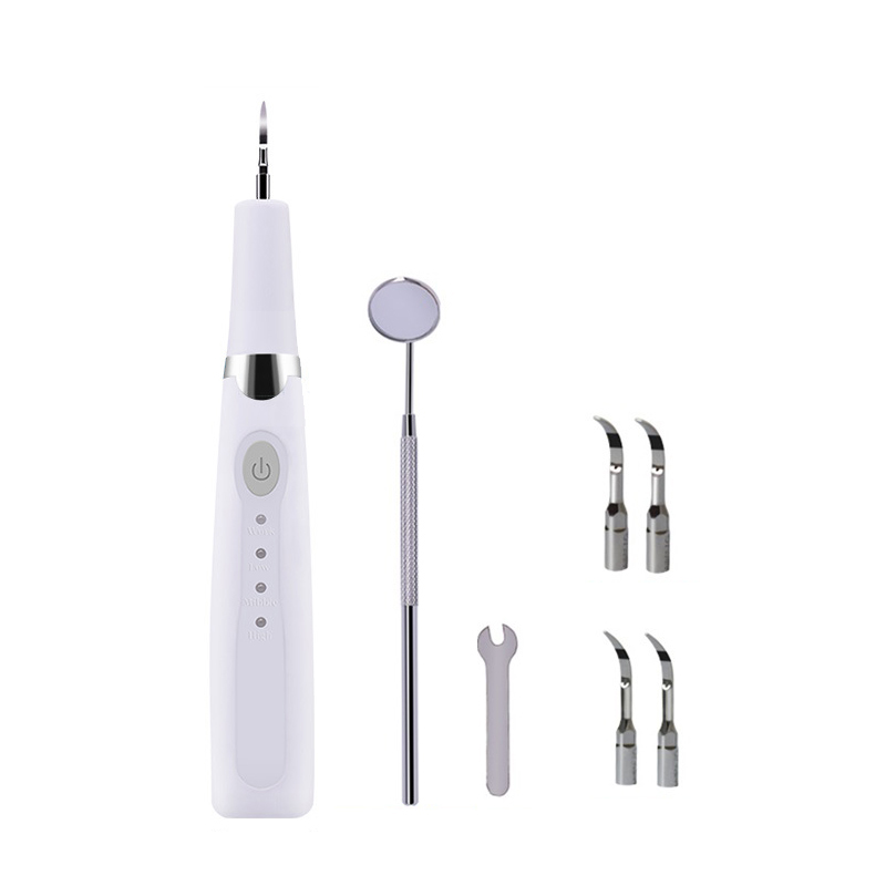 

Personal Care Ultrasonic Dental Scaler Teeth Cleaner Calculus Stains Tartar Scraper Portable Waterless Secured High Frequency Vibration
