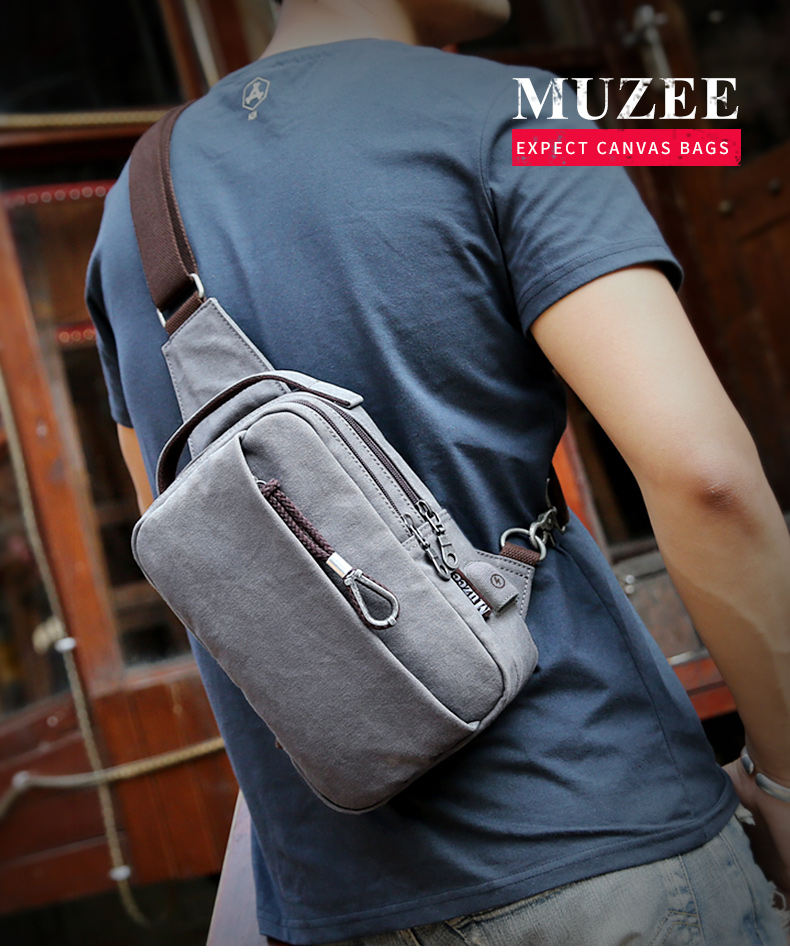 versatile canvas sling bag