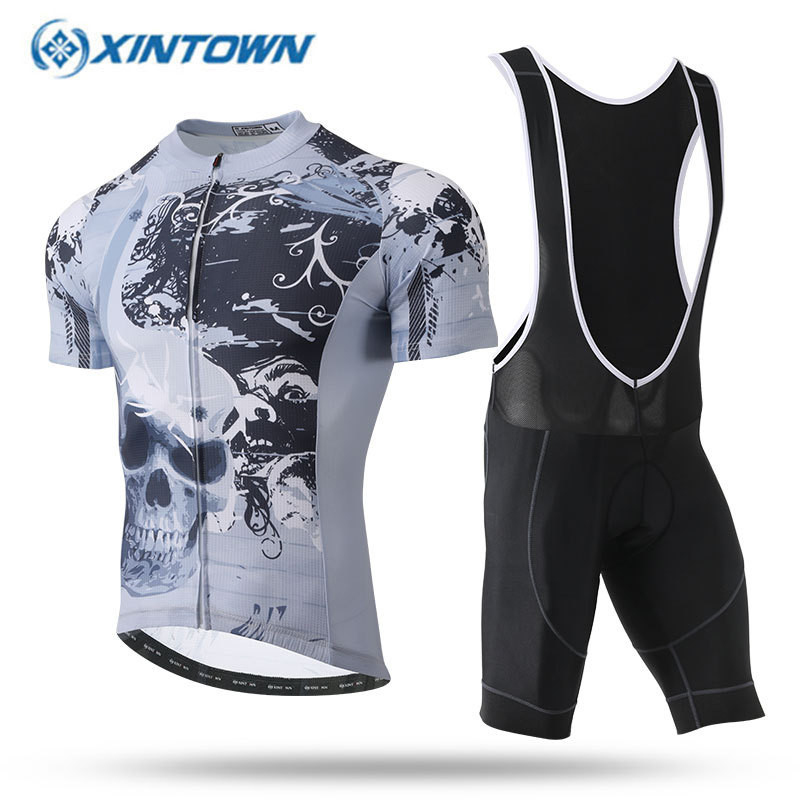 

XINTOWN Cycling Jersey Sets Men Ropa Ciclismo Pro Mountain Bike Bicicleta Short Sleeve Summer 6 Style Hot Selling Clothing, 06
