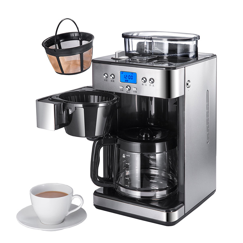 

American Home Use Coffee Beans Grinder Fully Automatic Stainless Coffe Machine Cappuccino All-in-one freshly brewed make machine
