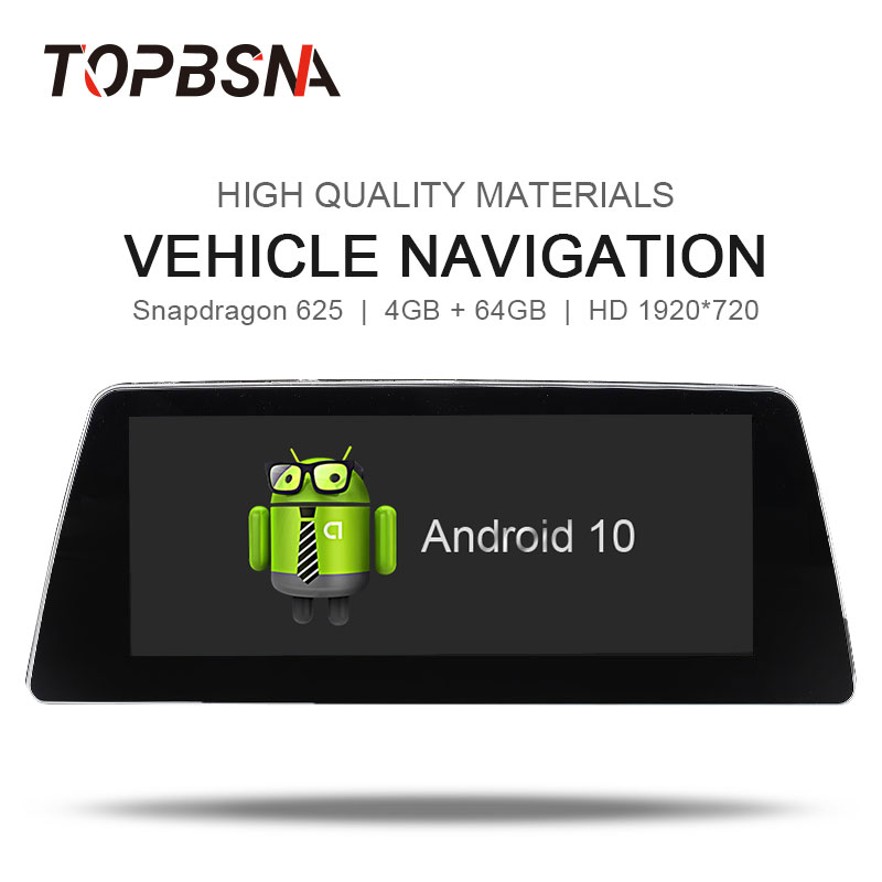 

TOPBSNA Car DVD Player Android 10 for 5 Series G30 G31 520i 530i 540i M550i 2020-2020 Original EVO System GPS Navi RDS Video