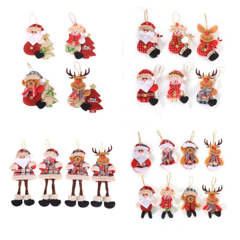 

2021 New Year Decorations Kerst Santa Claus Snowman Doll Navidad Ornaments Christmas Decorations for Home Natal Noel Natal Gfits