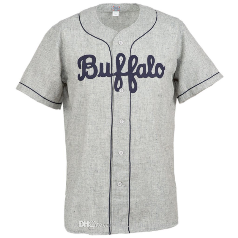 

Buffalo Bisons 1959 Road Jersey 100% Stitched Embroidery Vintage Baseball Jerseys Custom Any Name Any Number Free Shipping 04, Color1