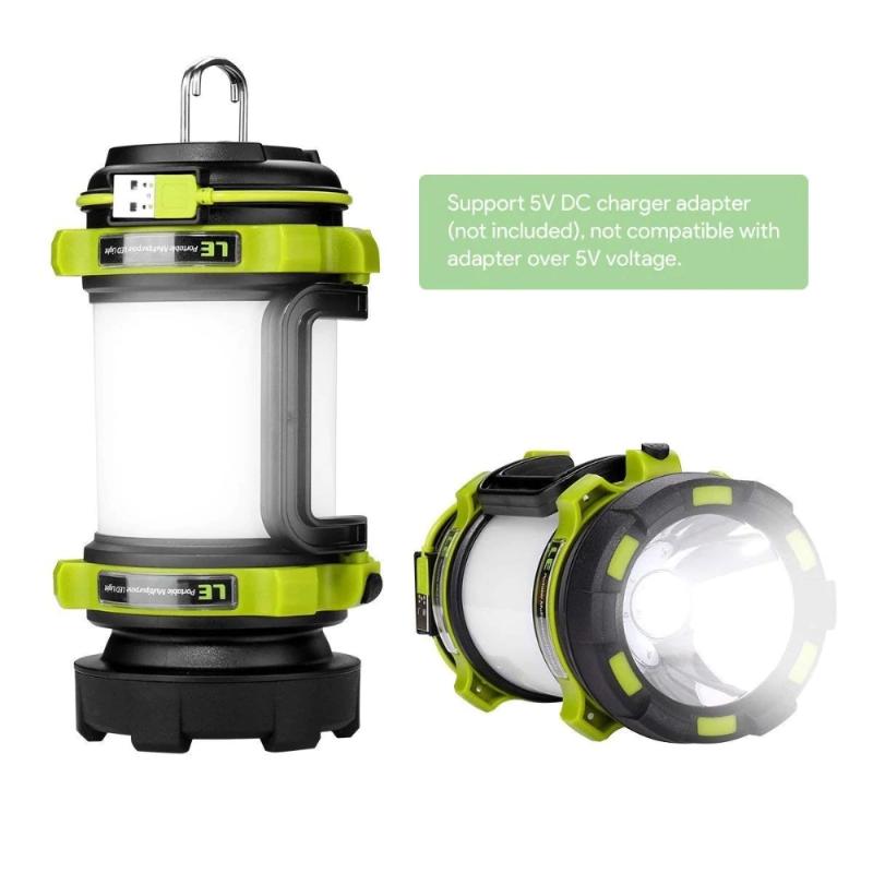 

Portable USB Rechargeable LED Outdoor Powerful Lantern LED Searchlight Super Bright Camping Lantern