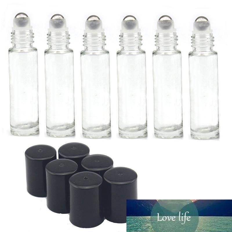 

Cheap 700pcs/lot 10 Ml Empty Roll on Glass Bottles [STAINLESS STEEL ROLLER] Clear-10ml Refillable Color Roll on For Fragrance Essential Oil