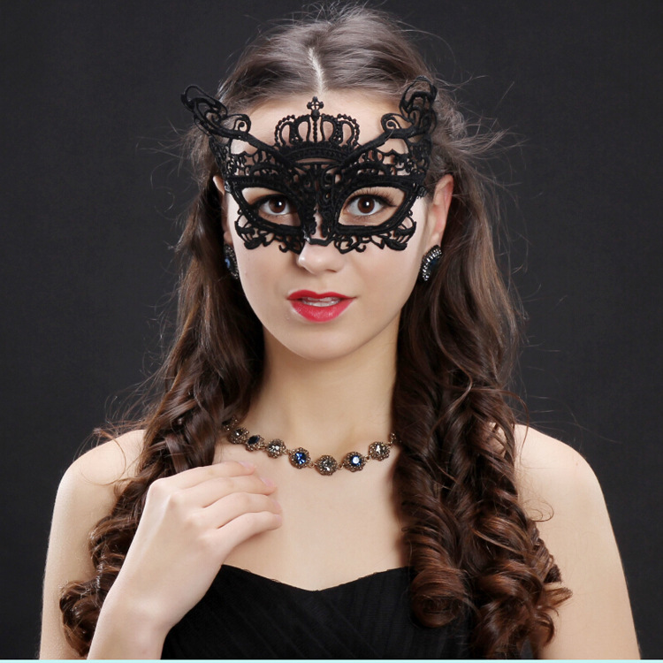 

Sexy lace Masquerade mask Hollow Black Half Face dance Party Ball women masks Birthday Christmas party Masks supplies gift