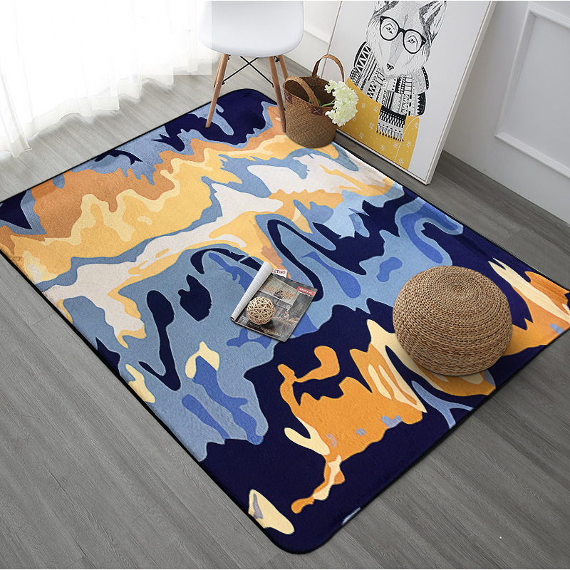 

120*180cm European Style Home Decoration Carpet For Living Room Bedroom Soft Anti-slip Door Rugs Study Room Floor Mat A028