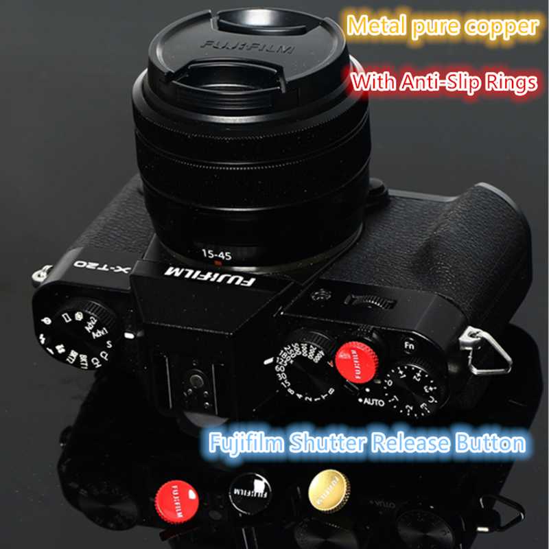 

Metal Camera Shutter Release Button Gold Silver pure copper for XT3 XT30 XT20 Leica M series micro SLR camera