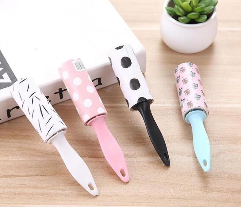 

Sticky Lint Roller Lint Dust Hair Remover Cloth Sticky Roller Brush Cleaner Can Replacement core Hair Remover Cleaner Clothes