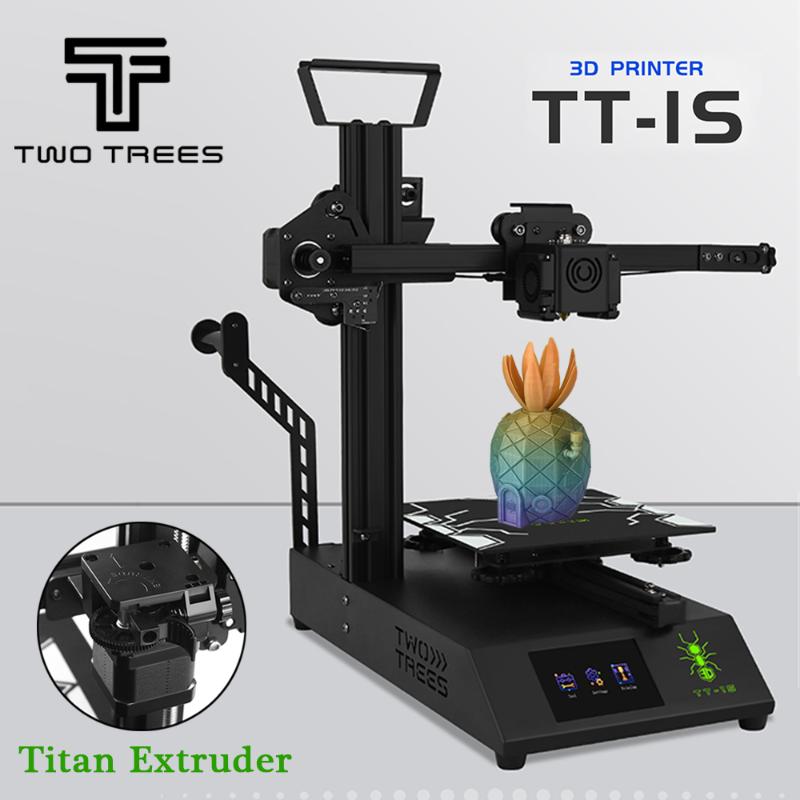 

TWOTREES DIY-1S Mini 3D printer Titan Extruder 220V/110V Universal with 0.2kg Filament Belt Stretch Tensioner Fast assembly
