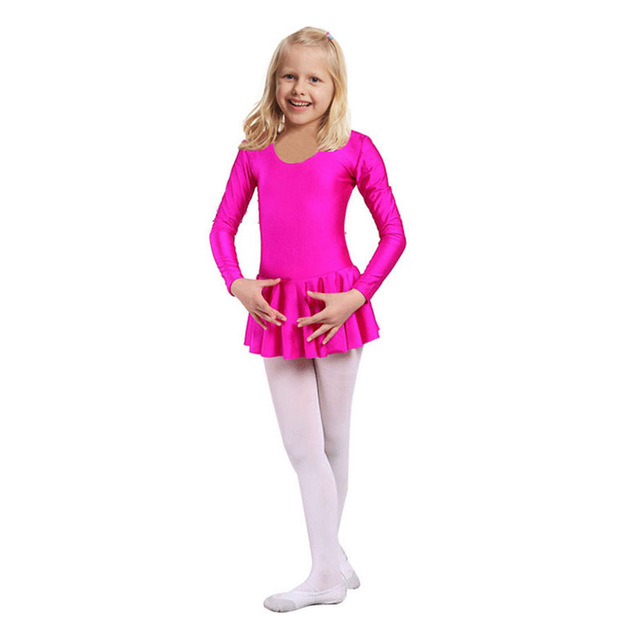 

Long Sleeve Girls Ballet Dress For Children Girl Dance Clothing Kids Ballet Costumes For Girls Dance Leotard Girl Dancewear, Blue