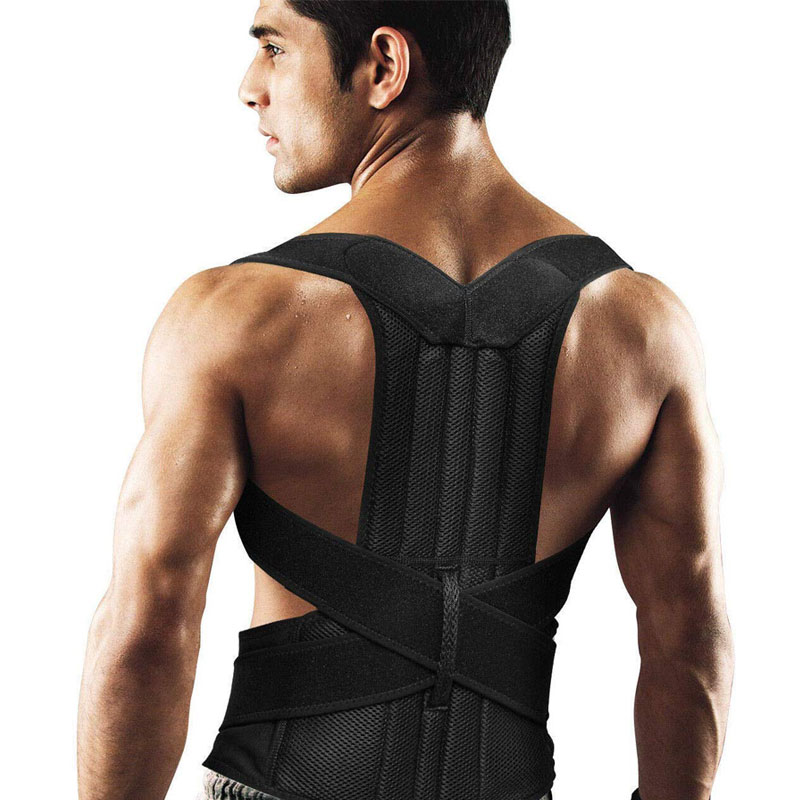 

Adjustable Brace Back Shoulder Support Belt Back Posture Corrector Clavicle Spine Lumbar Straight Posture Correction