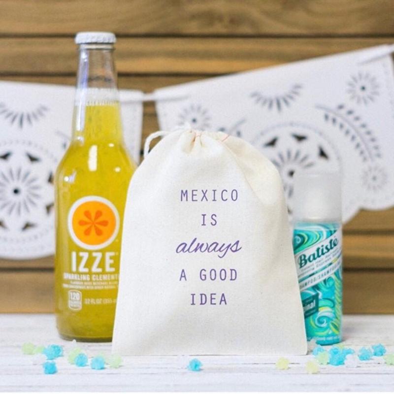 

customized Mexico Is Always A Good Idea Bachelorette Party Favor Kit Mexico Wedding party Kit Destination Wedding Favor