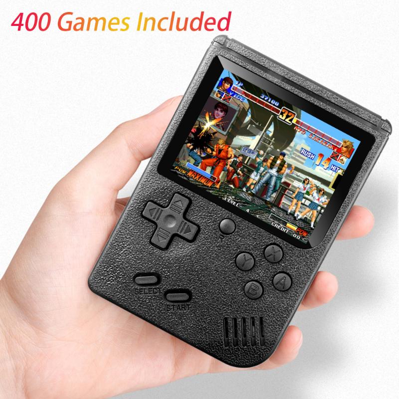 

Classical Design 400 IN 1 Gameboy Retro Pocket 3.0inch Screen TV AV OUT for Child BOY Gift