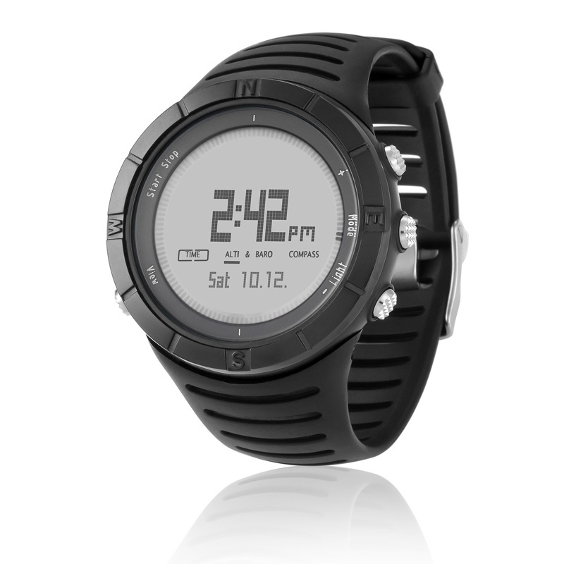 

NORTH EDGE Men's sport Digital watch Hours Running Swimming sports watches Altimeter Barometer Compass Thermometer Weather men CJ191213, Black
