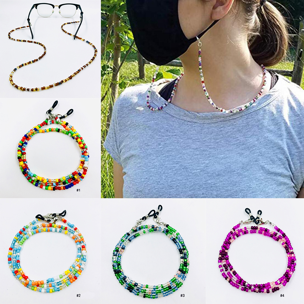 

10 color glasses face mask lanyard face mask extension glasses convenient and convenient safety mask resting ear frame rope hanging w-00148