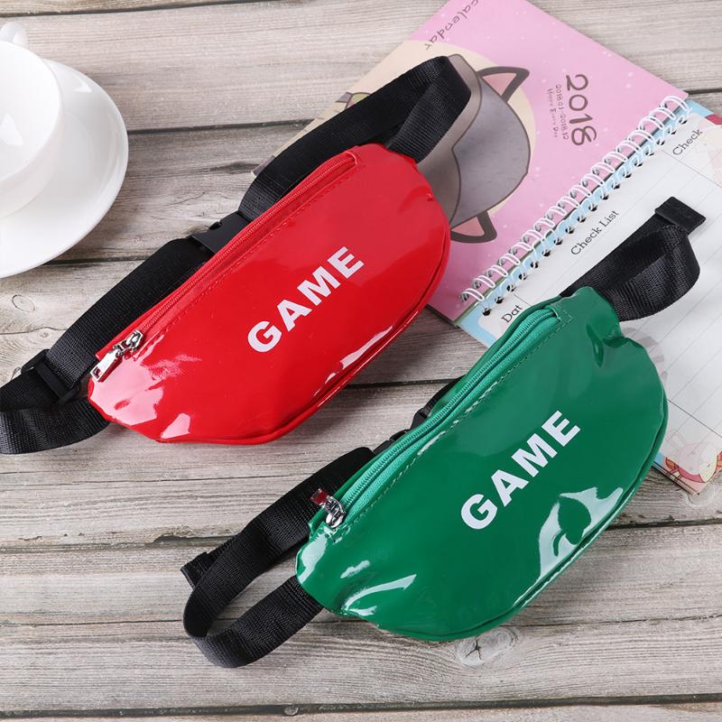 

2020 New HOT Cute Colorful Children Waist Packs Kids Fanny Fashion Packs Boy Girl Money Crossbody Chest Belt Bag Gifts Dropship, Silver