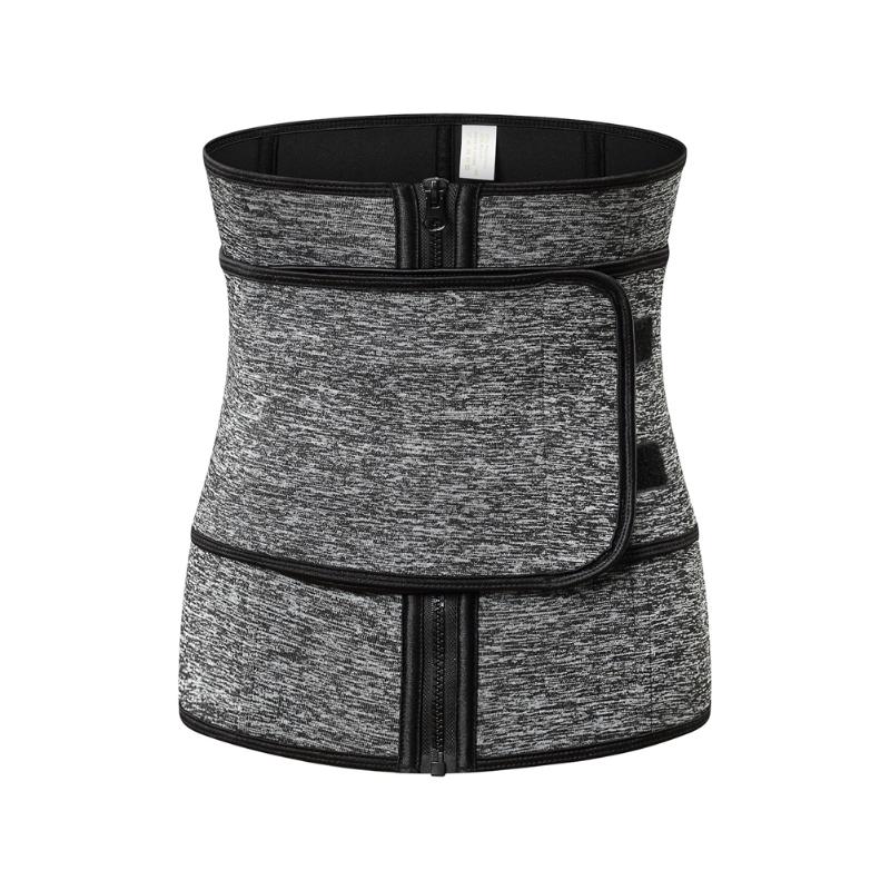 

Solid Underwear Neoprene Belt Fitness Flexible Zipper Waist Training Body Women Shapewear Slimming Gift Sports Corset Daily Wear, Black