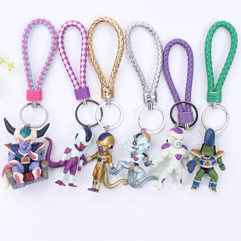 

2020 New Ball Doll Key chains Son Goku Vegeta Trunks PVC Action Figure Anime Key Chain Accessories Model Toys Dolls