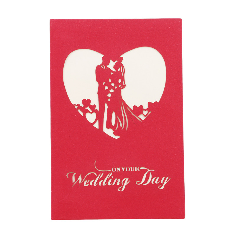 

3D Cards Paper Craft Greeting Cards Invitations Valentine Lover Love Romantic Birthday Wedding Anniversary Greeting Card