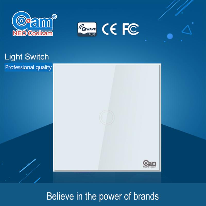 

NEO Coolcam Z-wave Wall Light Switch 1CH Gang Z Wave Wireless Smart Remote Control EU Light Switch Home Automation