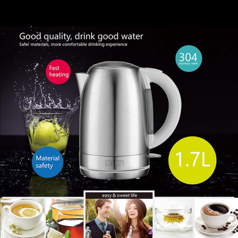 

SUSWEETLIFE Stainless steel automatic power-off for domestic kettle Hotel 1.7L electric kettle quick pot power-off protection