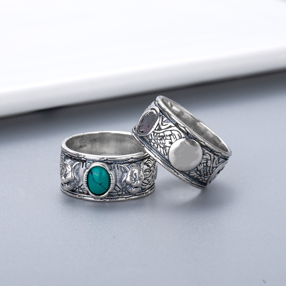 

Enamel Animal Ring Top Quality Silver Plated Ring for Unisex Ring Personality Fashion Jewelry Supply Wholesale linkB