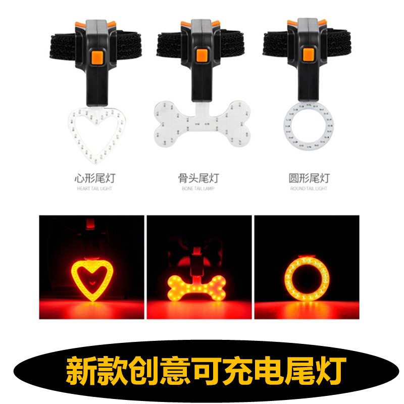 

Bicycle Taillights Warning Saddle Lamp USB Chargeable Waterproof Led Tailight Riding Equipment Fixed Gear Accessories