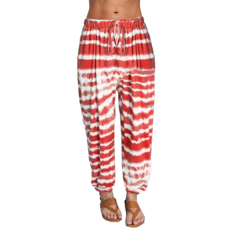 

Loose Casual Yoga Legging Women High Waist Tie-Dye Sports Trousers Gym Running Yoga Pants Workout Cycling Lounge Pants, Blue