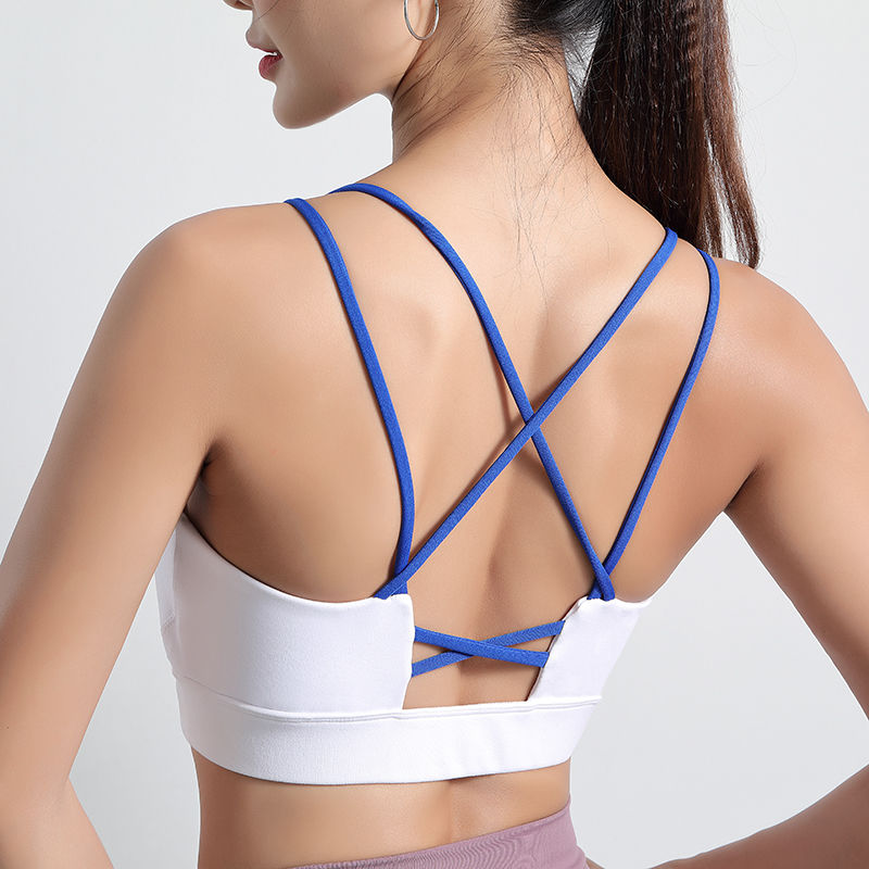 

New Arrival Top Sports Bra Women Yoga Gym Fitness Bra Female Sport Shockproof Running Underwear Cutout Jogger Sports Push Up, Pink