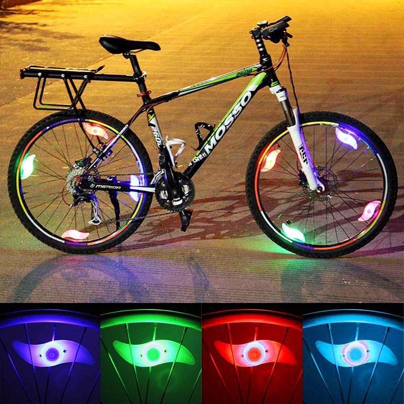 

1PC Bicycle Wheel Spoke LED Light Waterproof Super Bright Wheel Lamp Mountain Road Bike Cycling Accessories