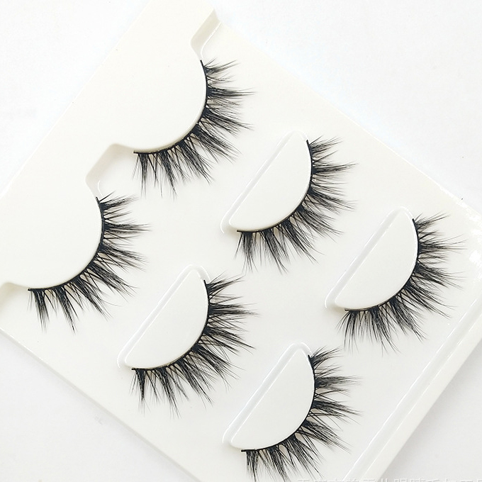

handmade Natural mink false eyelash 3D mink lashes fake eyelashes Makeup beauty False Eyelashes