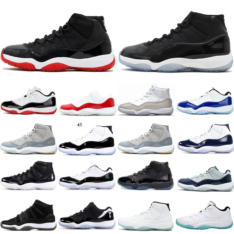 

Concord 45 New Bred 11 11s basketball shoes for Mens womens metallic silver infrared 23 legend blue Mens trainers Sneakers 5.5-13, Low wmns concord