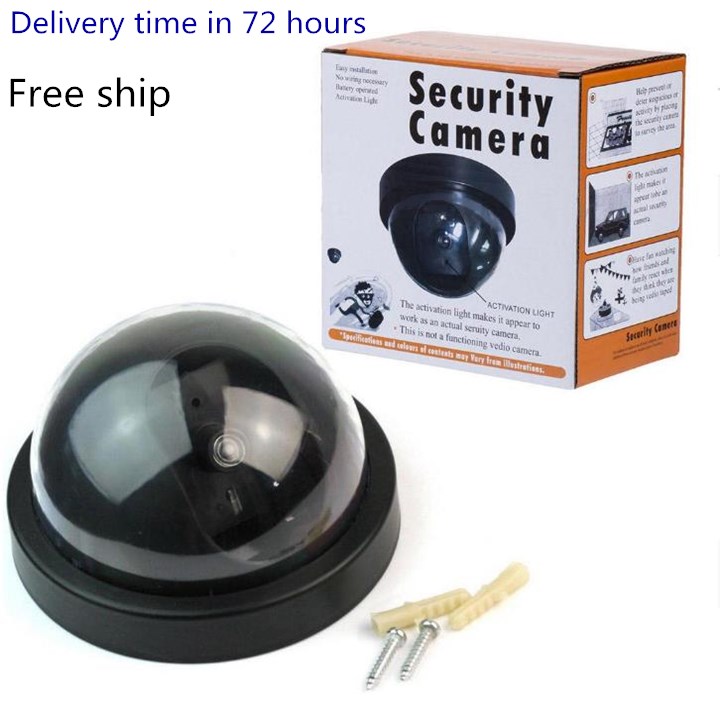 

Fake Camera Simulated Security video Surveillance Dummy Ir Led Dome Camera Signal Generator Santa Security Supplies WY766