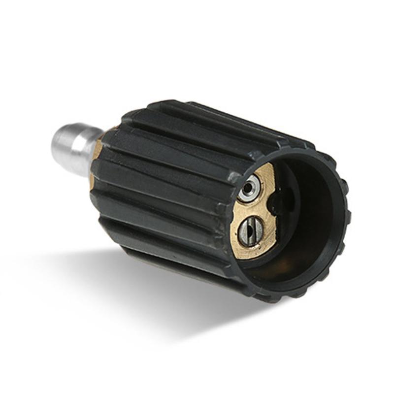

With 1/4 fast plug High Pressure Water Gun Gun Nozzle Adjustable Stragiht Line 2 Hole Car Washer Head Car Accessories