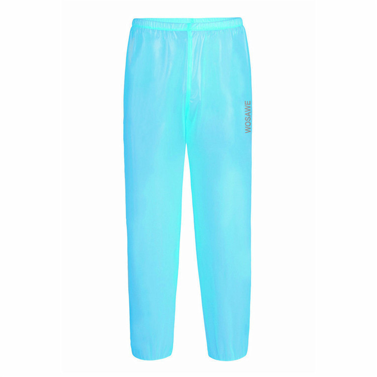 

WOSAWE Outdoor Sports Rain Proof Pants Running Cycling Bike Bicycle Running Waterproof Windproof Long Rain Light Pants Trousers, Green