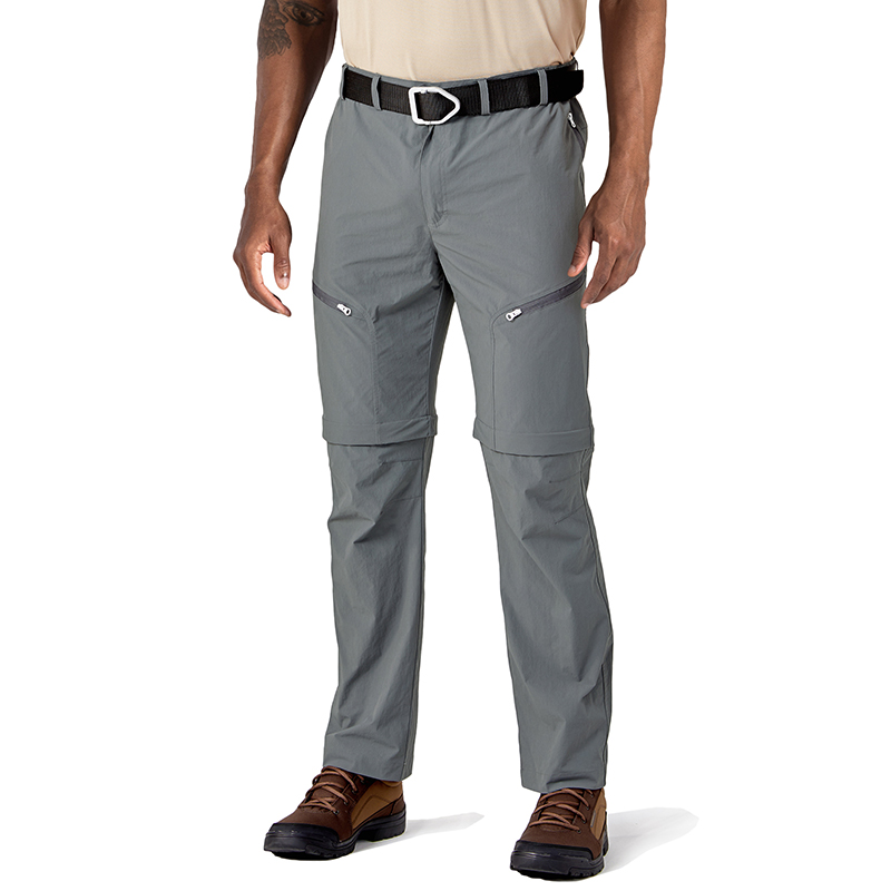 

2020 Men's Outdoor Convertiable Cargo Pants Summer Quick Dry Hiking Short Pants Lightweight Travel Camping Shorts Trousers, Black
